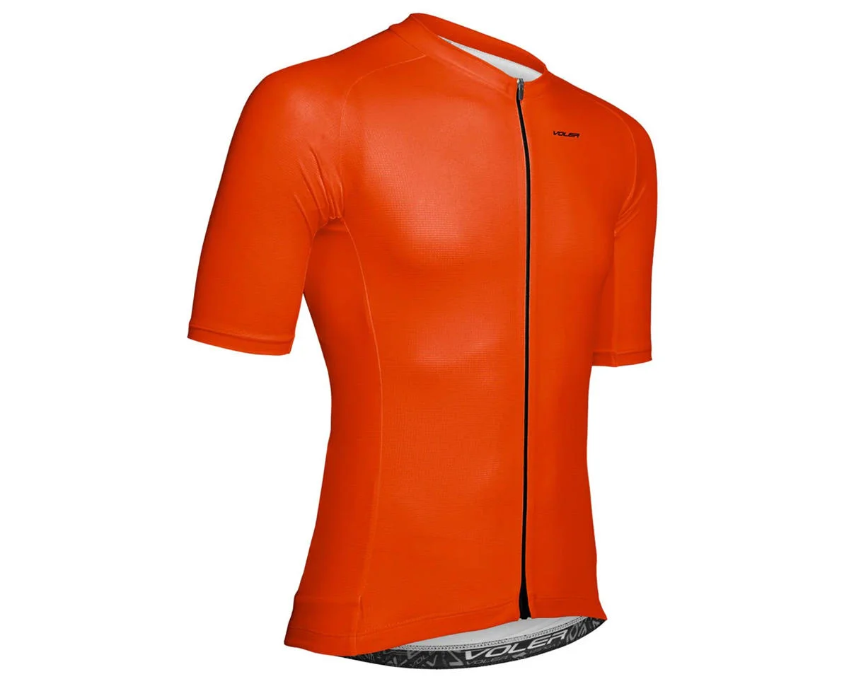 Voler M. Velocity Air Solid Short Sleeve Jersey (Octane Orange) (XS)